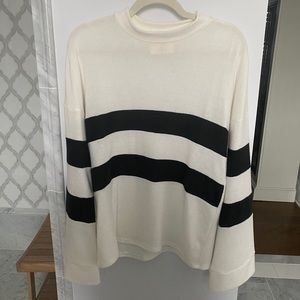 Striped Top with Bell Sleeve